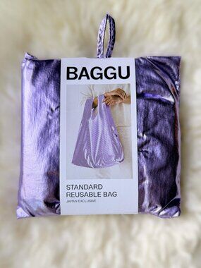 NWT Standard Baggu - Purple Metallic (Japan Exclusive)
